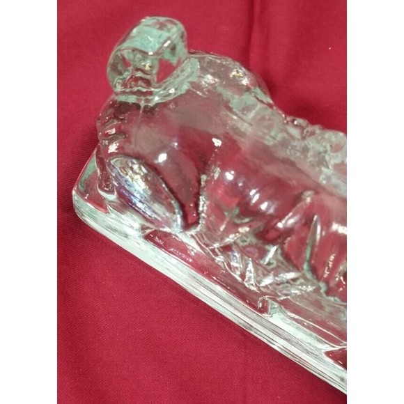 Vintage~Pair of Glass Scottie Bookends~SO CUTE~Could Also Use as Paperweights - Picture 6 of 7